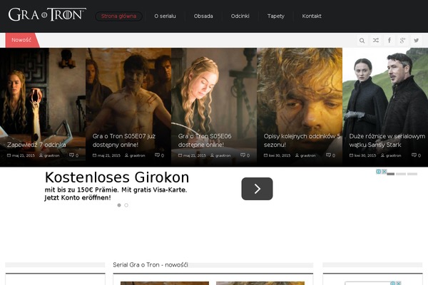 SevenMag theme site design template sample