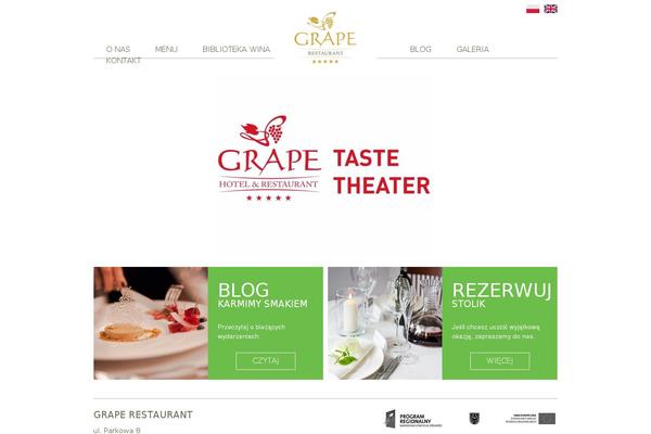 graperestaurant.pl site used Grape