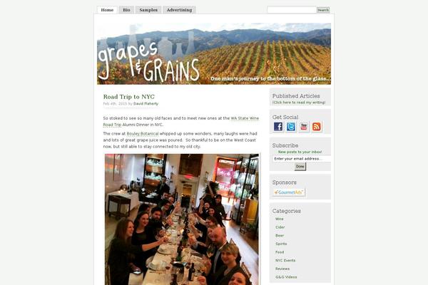 Misty Look theme site design template sample
