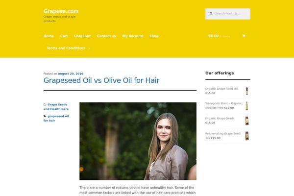 Storefront theme site design template sample