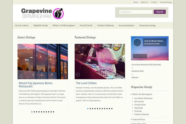 Directory theme site design template sample