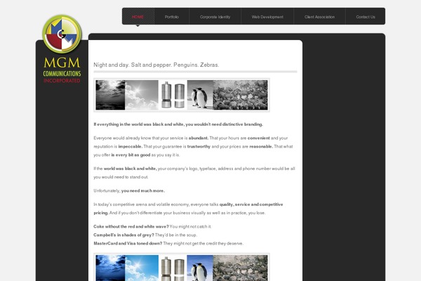 WordPress website example screenshot