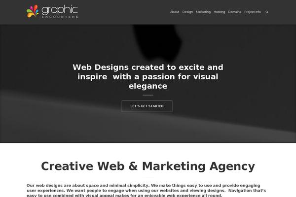 Dante theme site design template sample