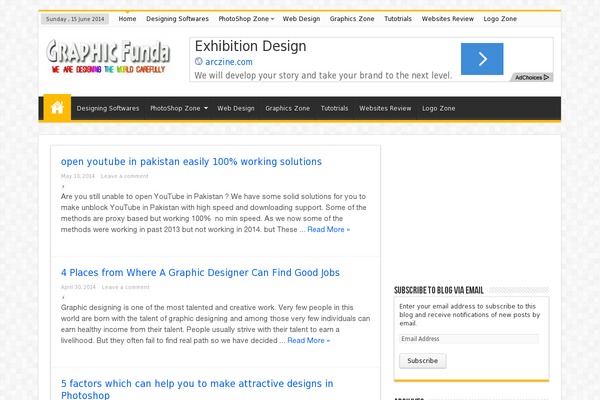 Sahifa theme site design template sample