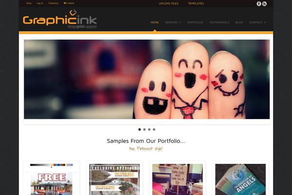Celestino theme site design template sample