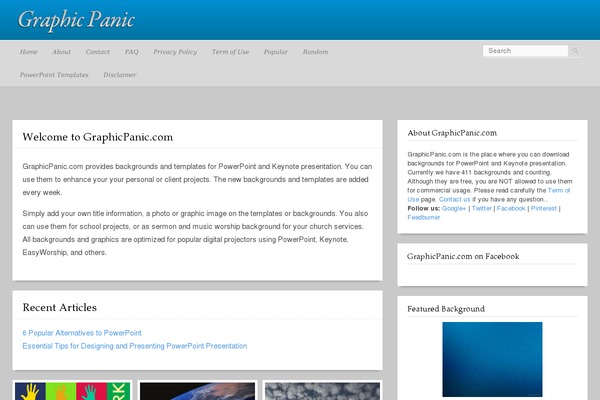 Geodesic theme site design template sample