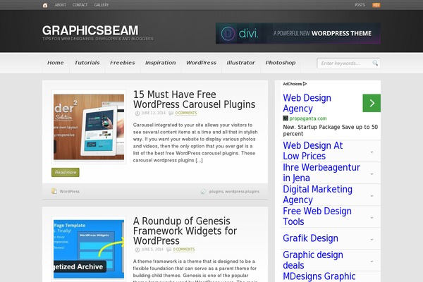 graphicsbeam.com site used Cell-pro