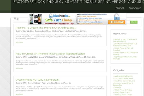 Honma theme site design template sample