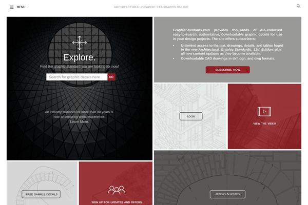 Site using WP Tiles plugin