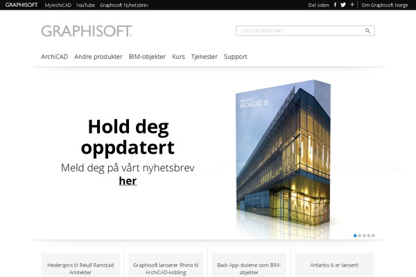 graphisoft.no site used Graphisoft