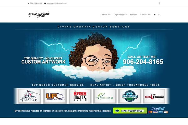 Total theme site design template sample