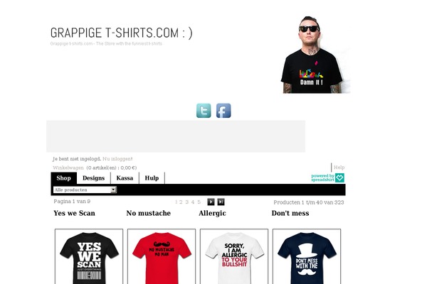 grappiget-shirts.com site used Oxygen