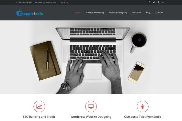 Impreza theme site design template sample