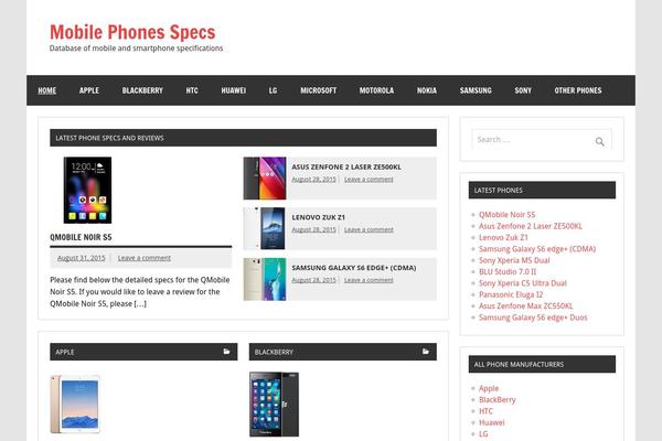 Dynamic News Lite theme site design template sample