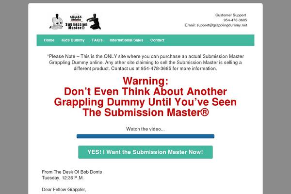 grapplingdummy.net site used Wpspire