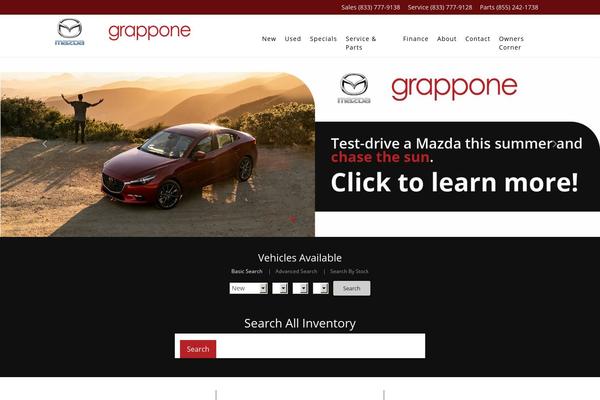 Dealer Inspire common theme site design template sample