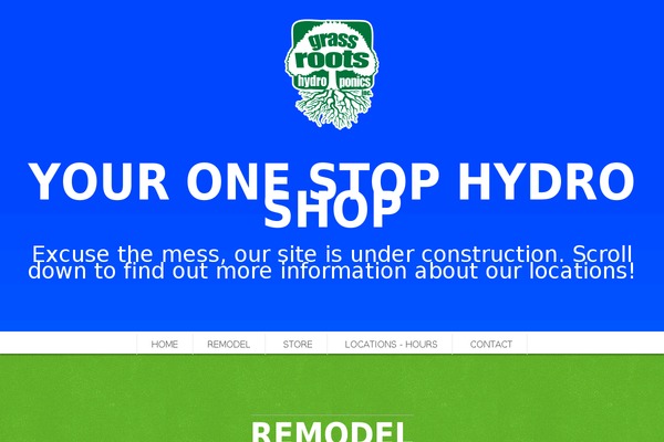 grassrootshydro.com site used HYDRO