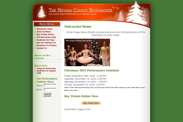 grassvalleynutcracker.com site used Vermilionchristmas