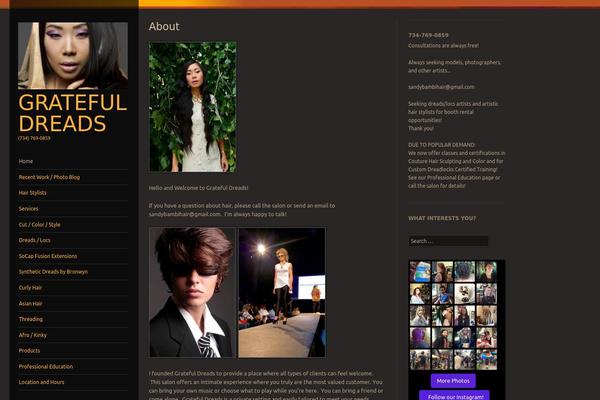 Sunspot theme site design template sample