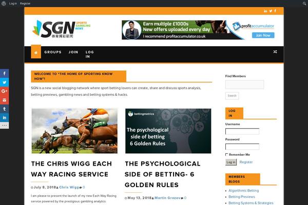 Site using BuddyPress Social plugin