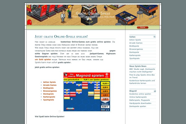 Concrete theme site design template sample