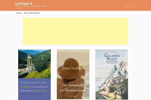 Gridz theme site design template sample