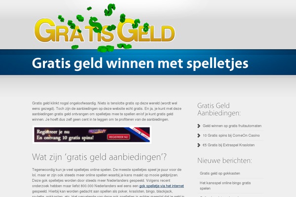 gratisgeld.eu site used Prosto