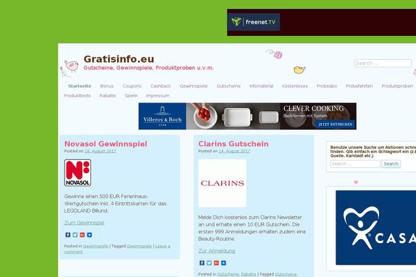 Cute Frames theme site design template sample