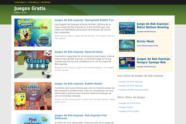 Estandardevideos theme site design template sample