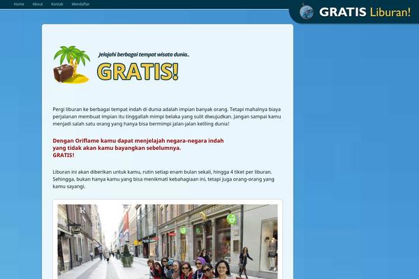 gratisliburan.com site used Bossfamily