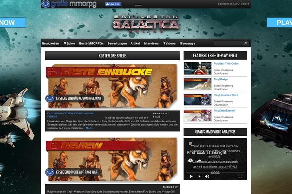 gratismmorpg.de site used Mmo-responsive