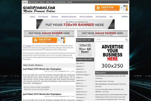 gratispromosi.com site used New-wpiklan