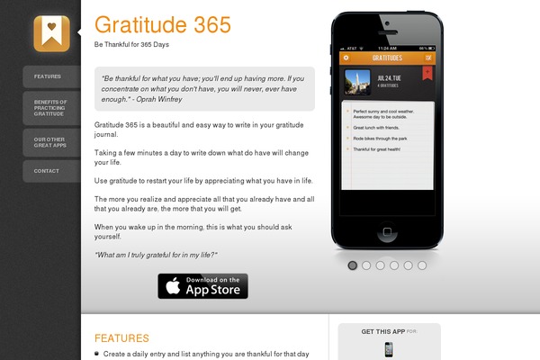 gratitude365app.com site used Appifywp