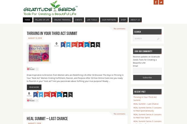 Site using Footer Putter plugin
