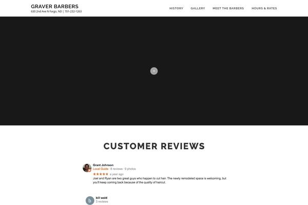OnePress theme site design template sample