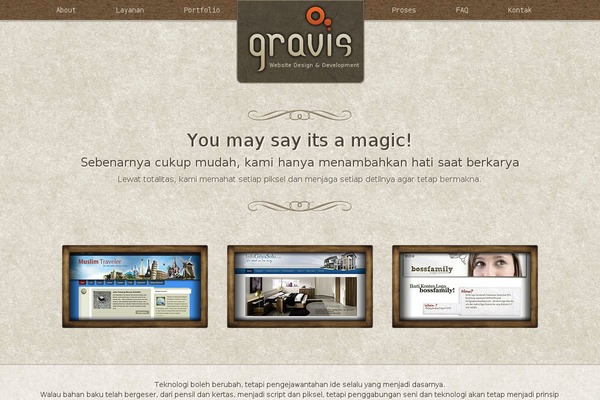 gravis theme websites examples