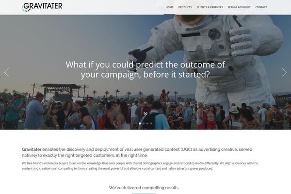 gravitater.com site used Mobius