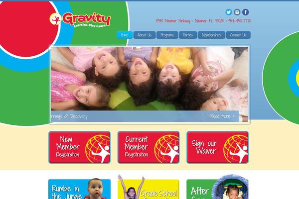 Happy Kids theme site design template sample