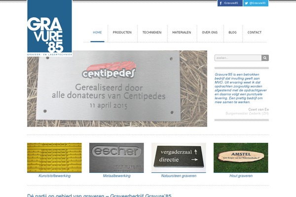 gravure85.nl site used Gravure