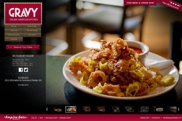 gravyraleigh.com site used Gravy