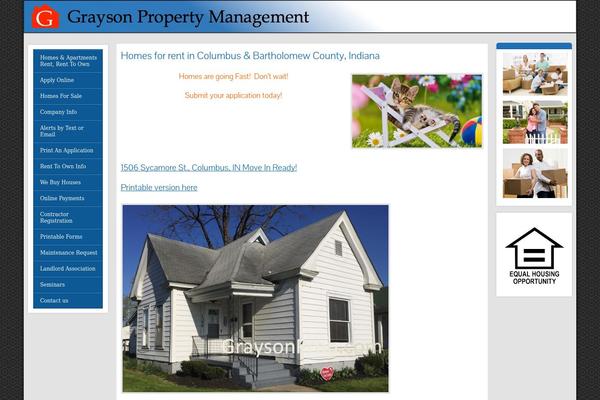 Graphene theme site design template sample