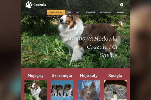 Pet-rescue theme site design template sample