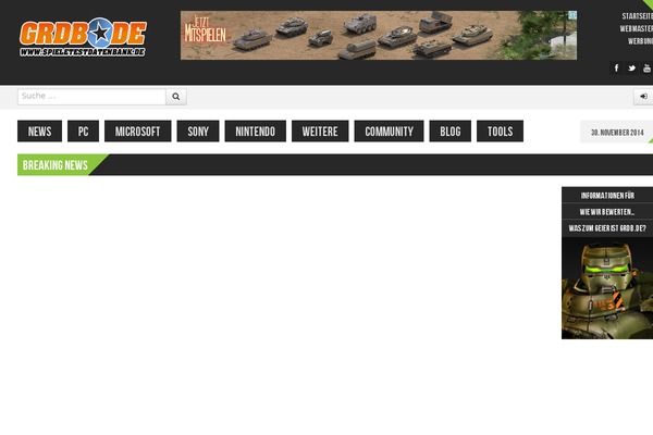 grdb.de site used Spieletest