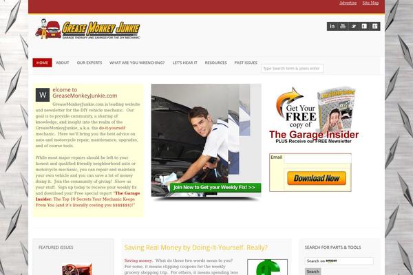 BUILDER theme site design template sample