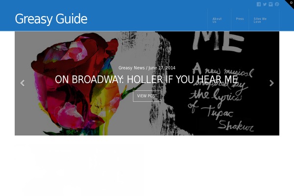 BuzzBlog theme site design template sample
