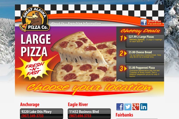greatalaskapizzacompany.com site used Mixed_media