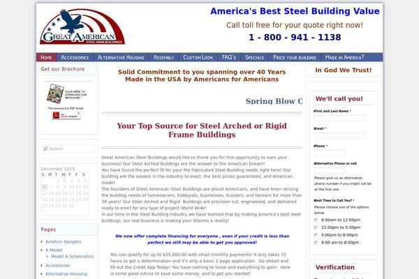 greatamericansteel.com site used Pro Framework