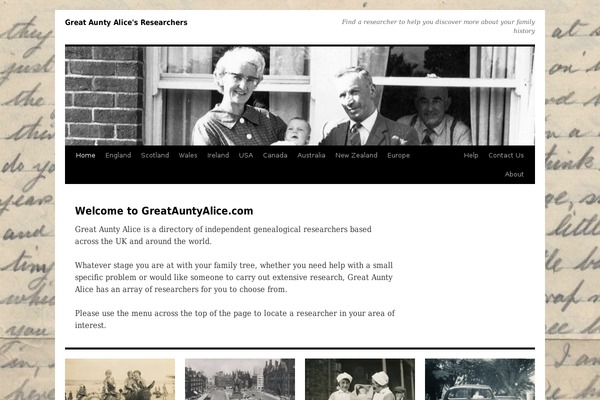 Alice theme site design template sample