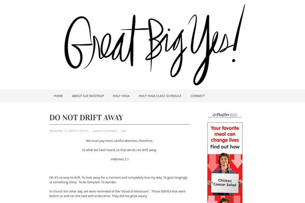 Vortex theme site design template sample