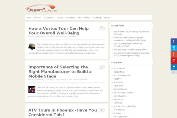 Minimalia theme site design template sample